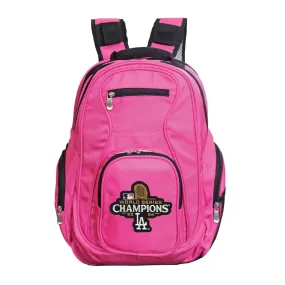 2024 Dodgers World Series Champions Premium Laptop Backpack- Pink