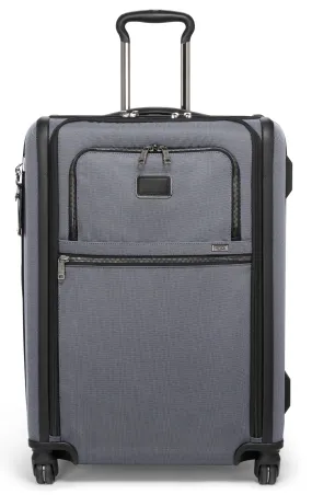 ALPHA X Short Trip 4 Wheeled Expandable Checked Luggage 66cm - Meteor Grey