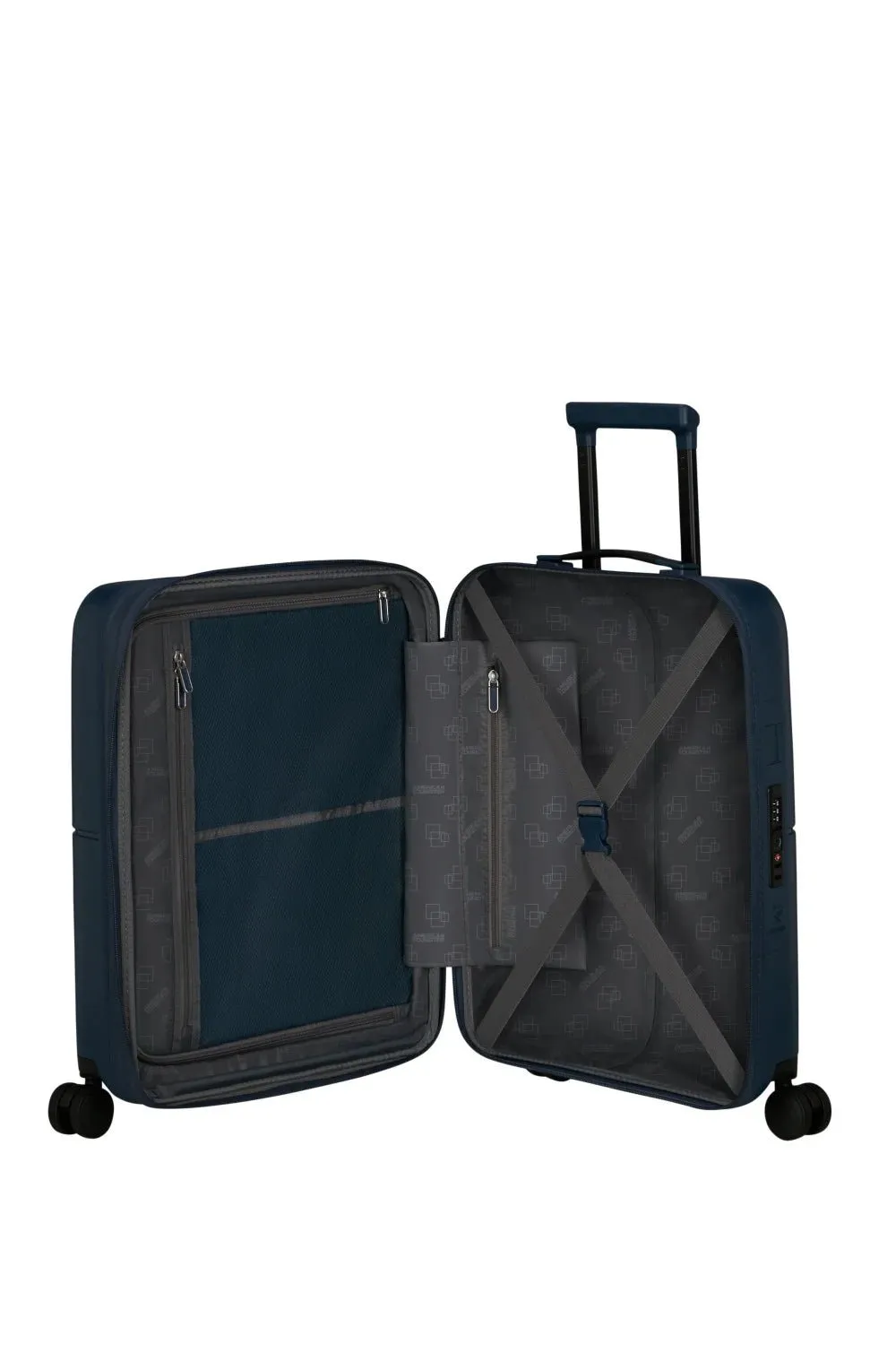 American Tourister Dashpop 55cm Cabin Spinner - Expandable | Midnight Navy