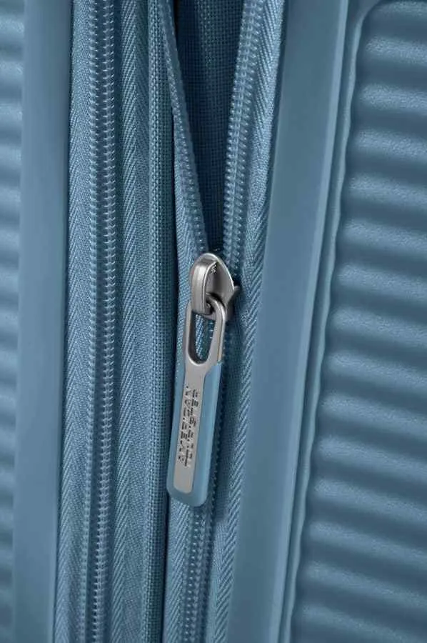 American Tourister Soundbox 77cm Large Spinner - Expandable | Stone Blue