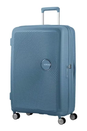 American Tourister Soundbox 77cm Large Spinner - Expandable | Stone Blue