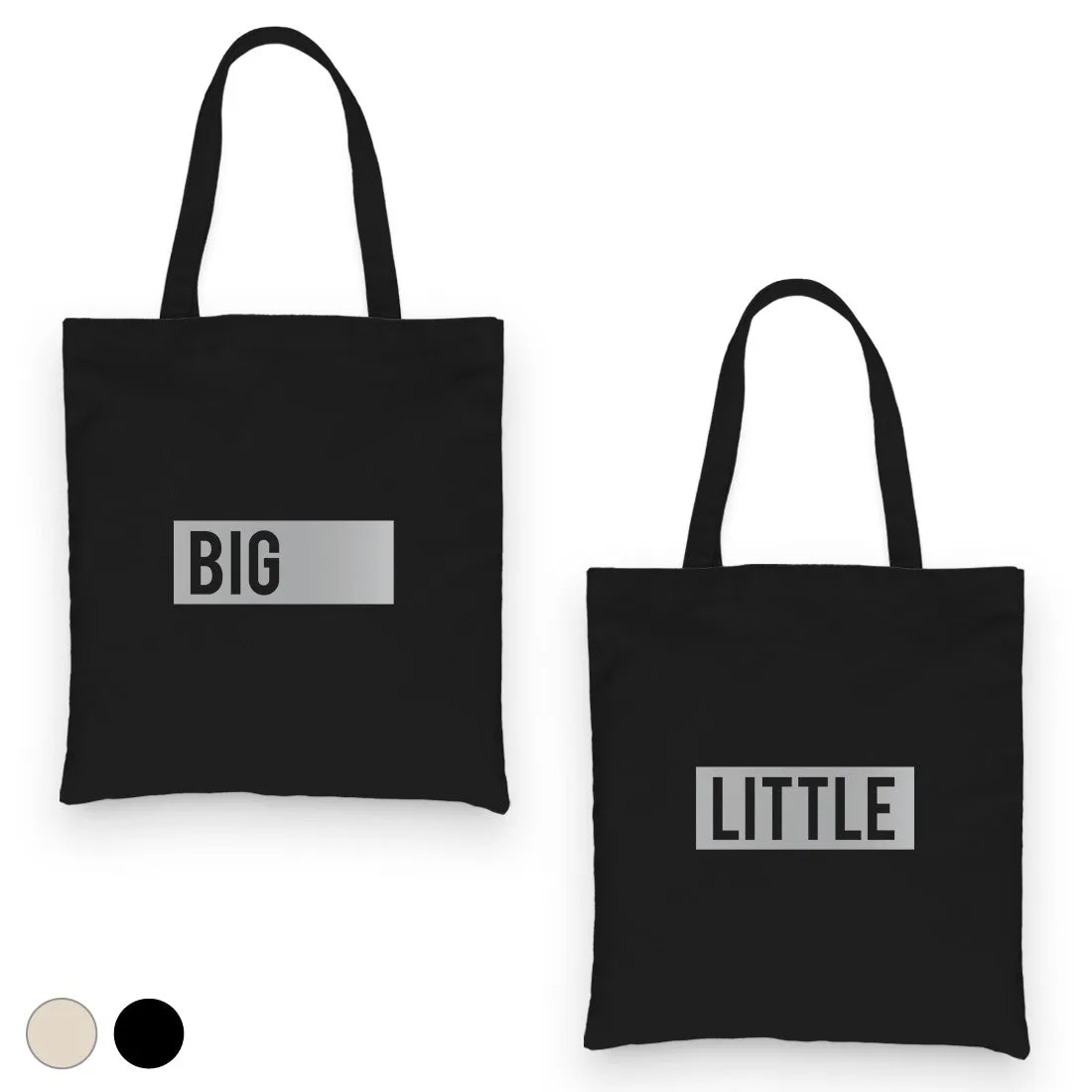 Big Little Boxed-SILVER Canvas Shoulder Bag Fantastic Tasteful Gift