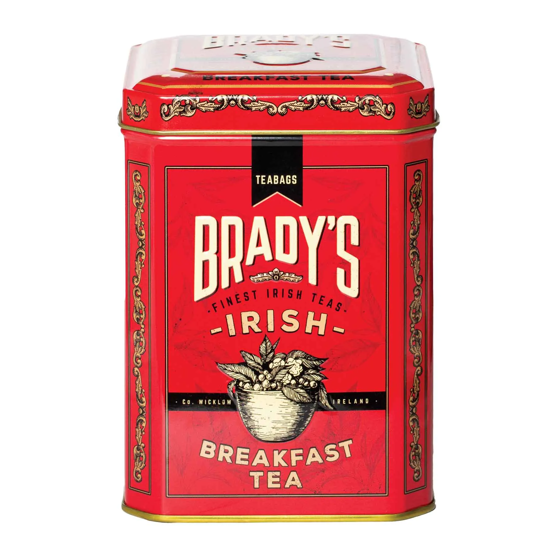 Brady's Irish Breakfast Tea Tin