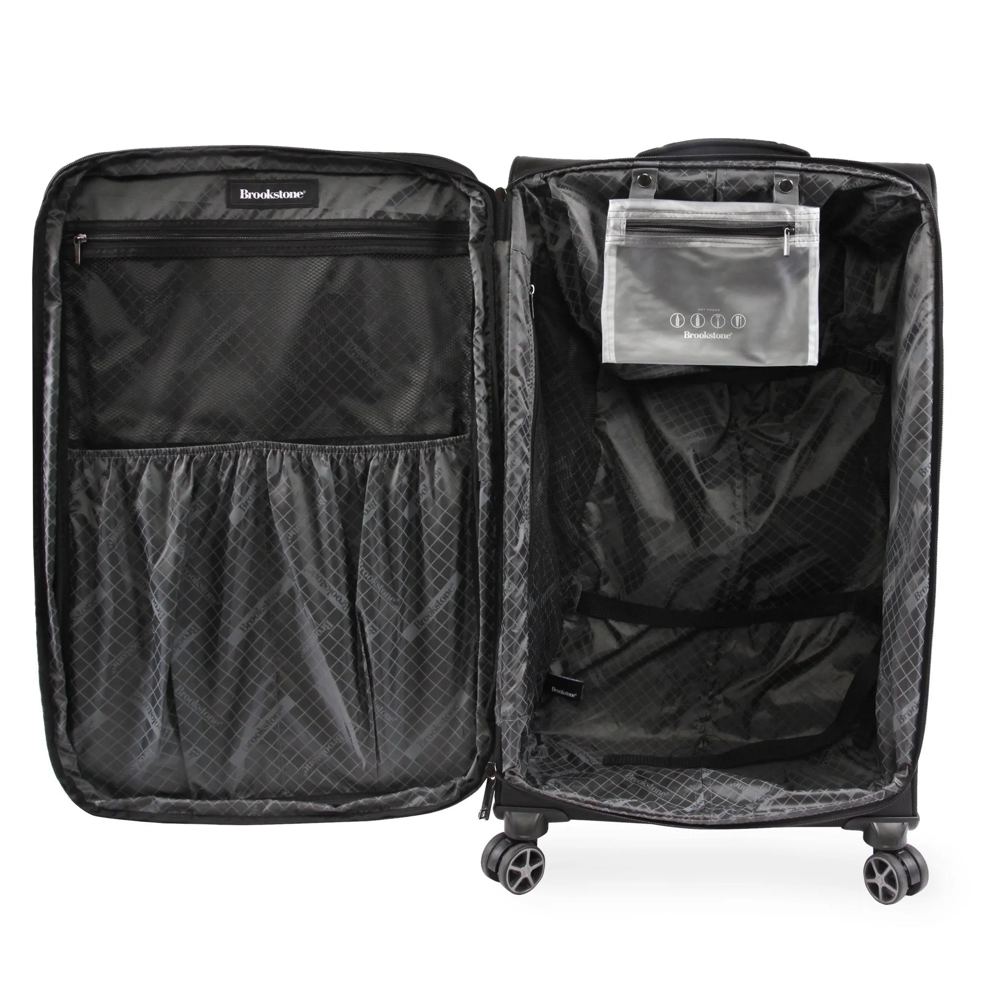 Brookstone Harbor 29" Softside Spinner Suitcase