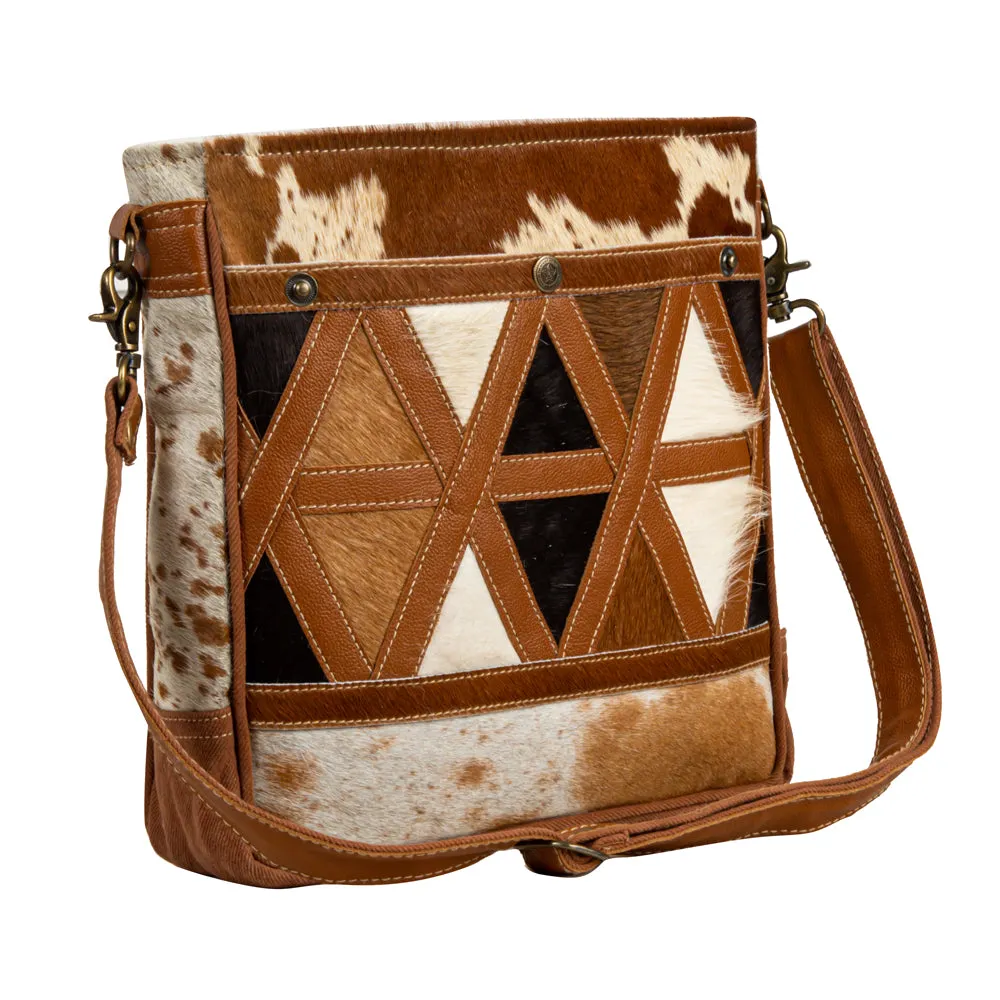 Dakota Plains Hair-On Hide Petite Canvas Hairon Bag