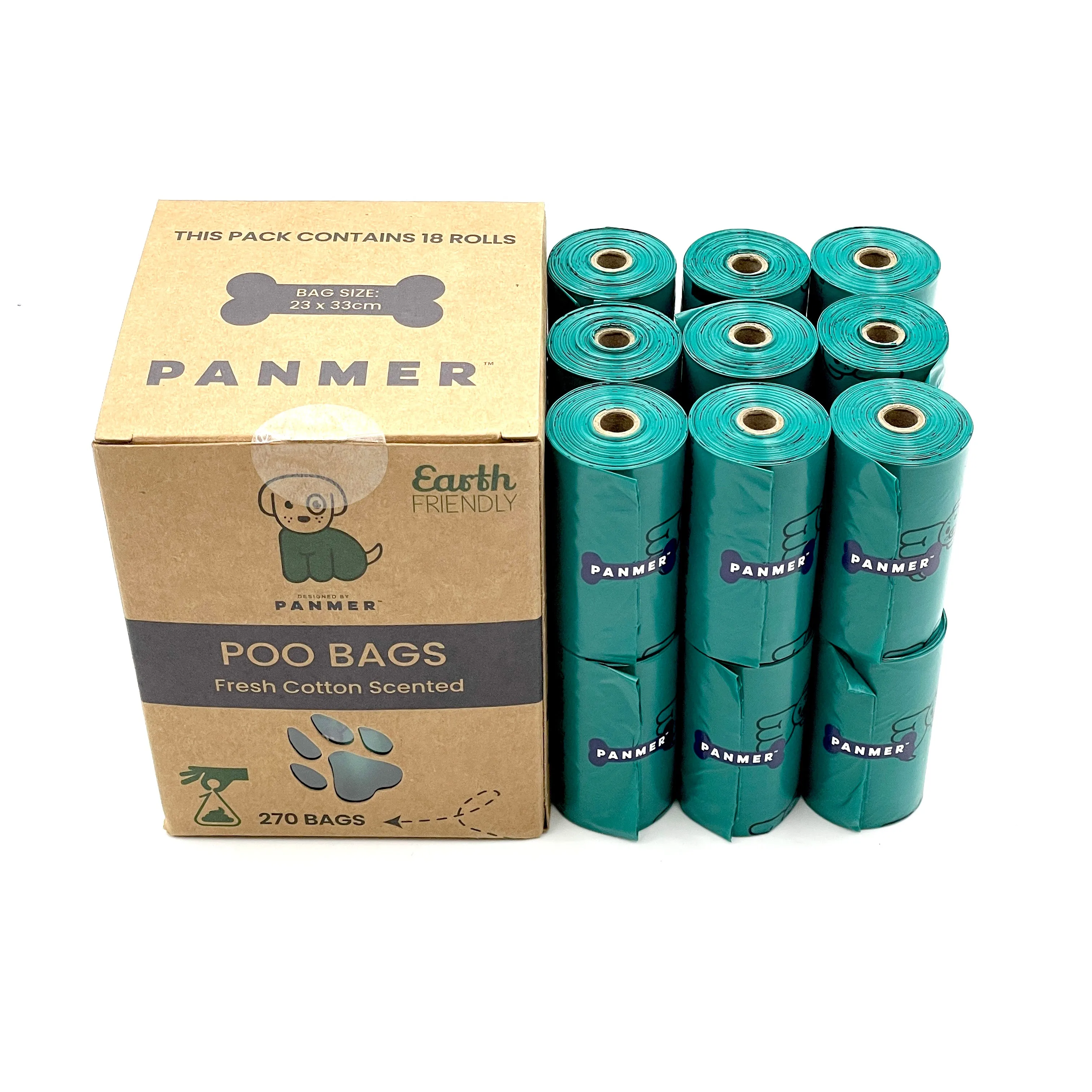 Dog Poo Bags - PCR (270 Bags)