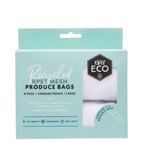 Ever Eco Recycled RPET Mesh Produce Bags - 8 pack