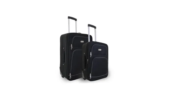 Expandable On Board Soft Luggage Suitcases 2 Piece