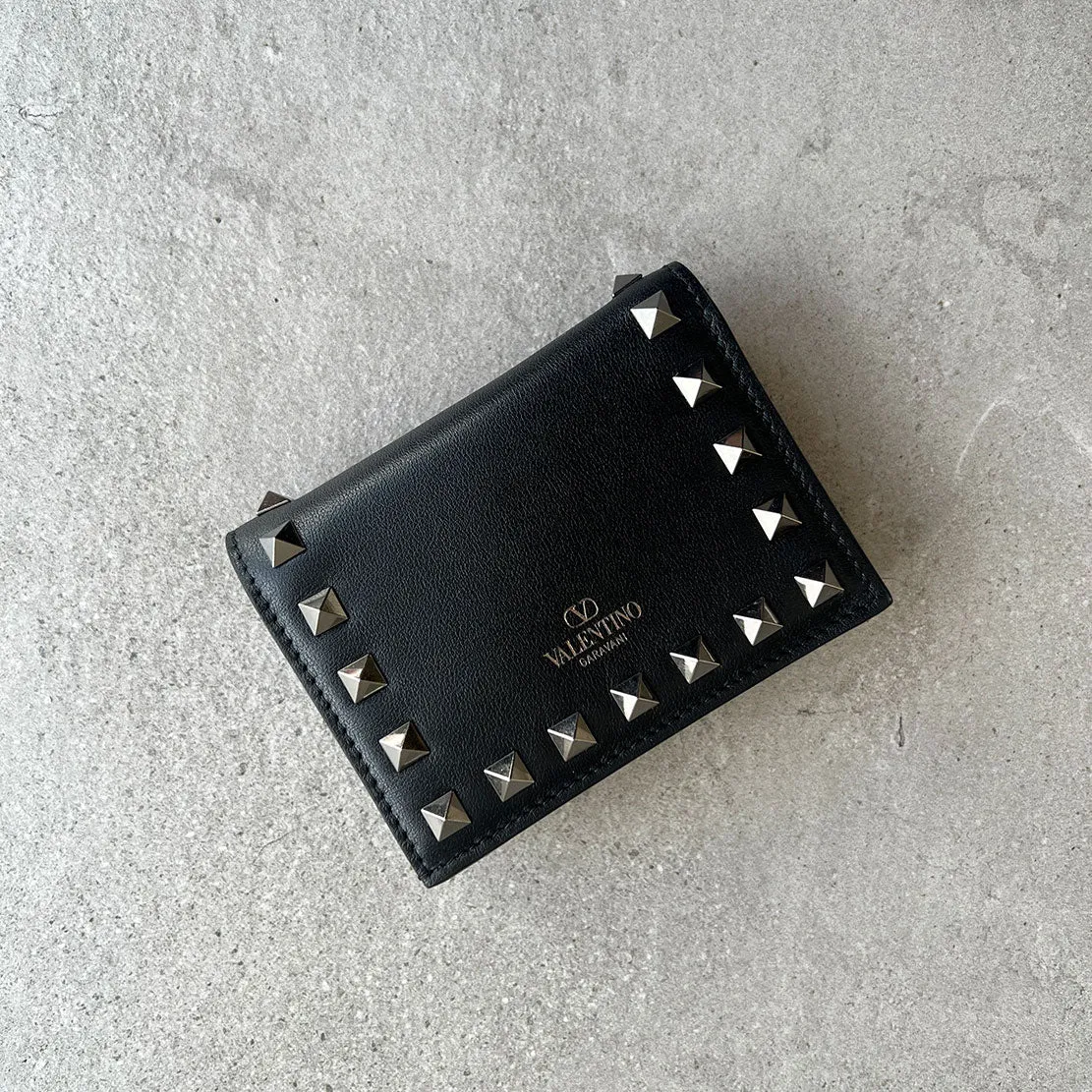 French Flap Wallet, Black (GM)