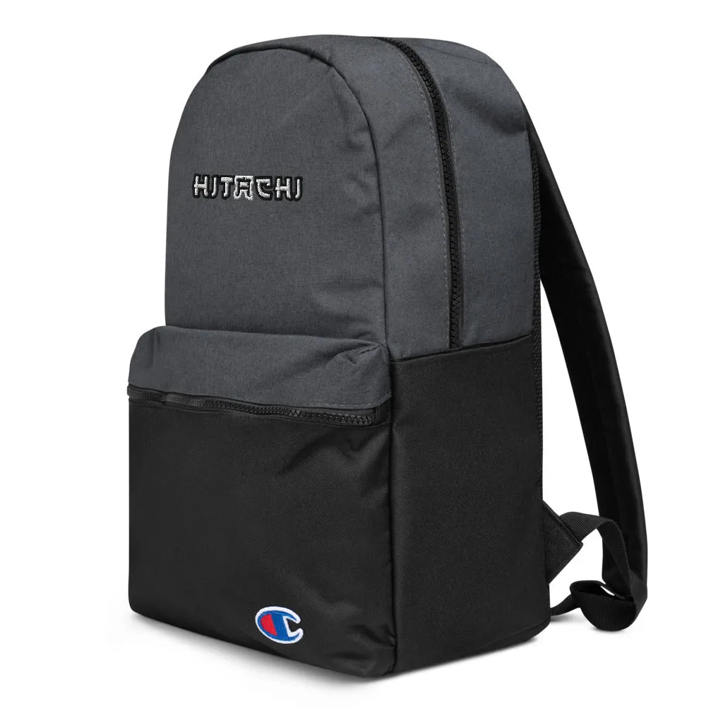 Hitachi Embroidered Champion Backpack