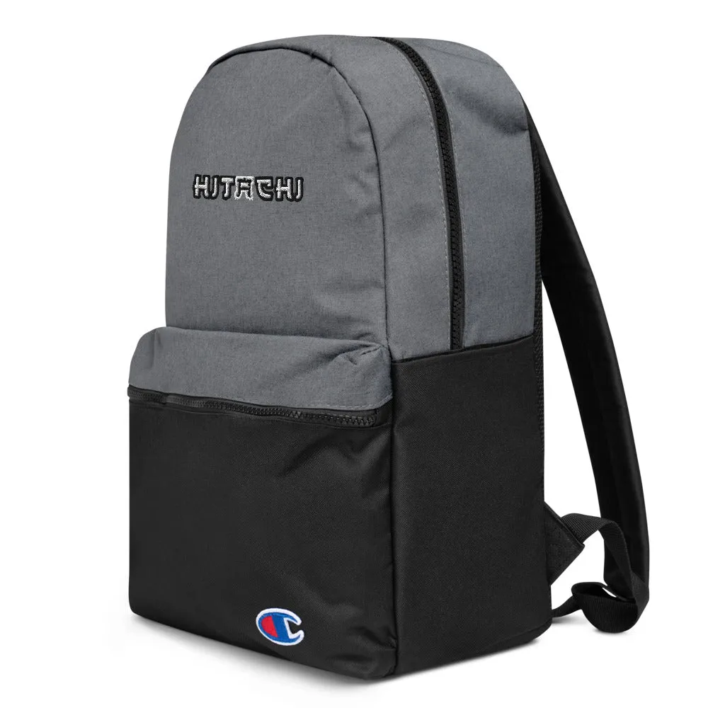 Hitachi Embroidered Champion Backpack