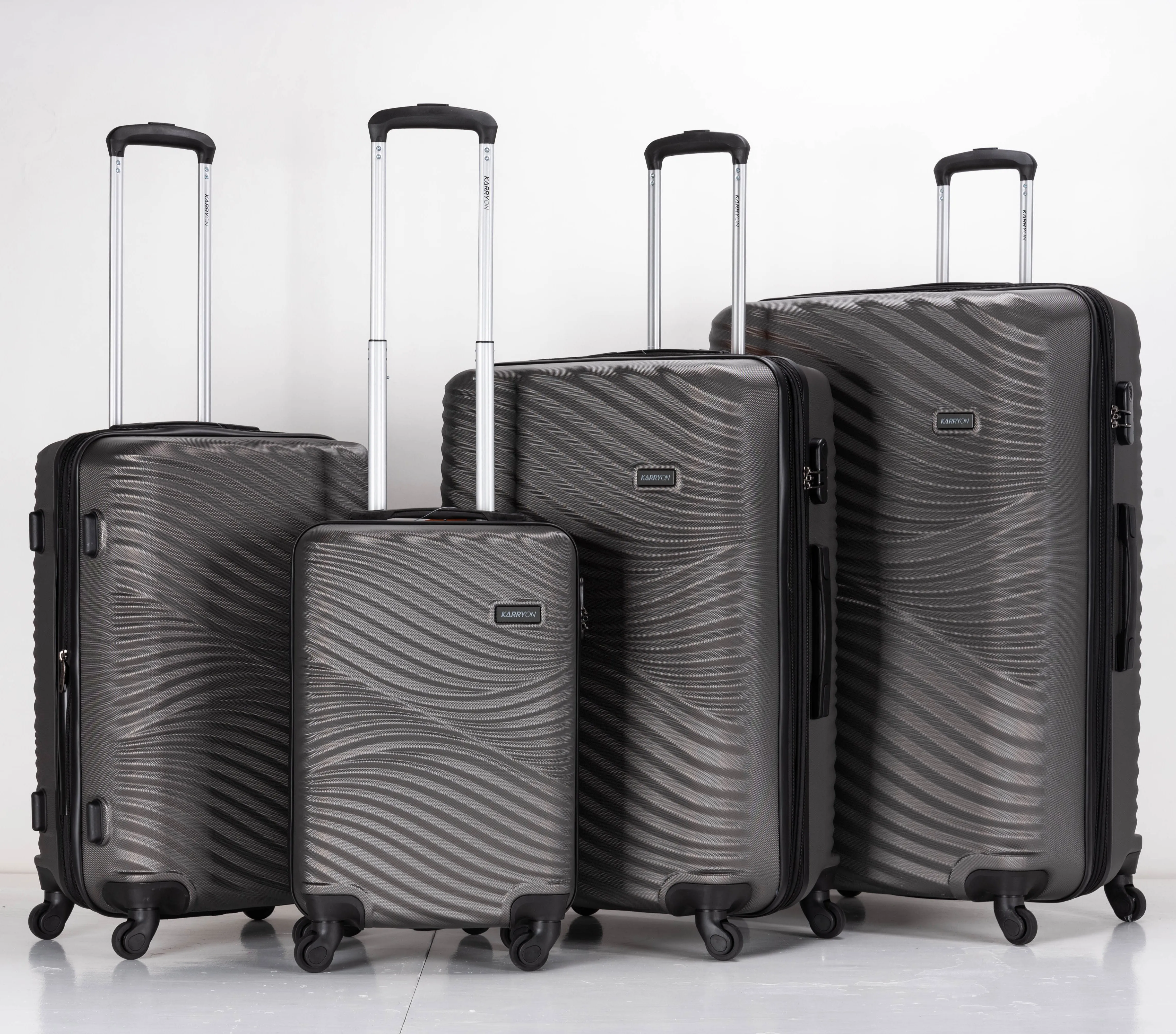 Karry-On Aero Jet Spinner Abs 4Pc Luggage (20/24/28/32")