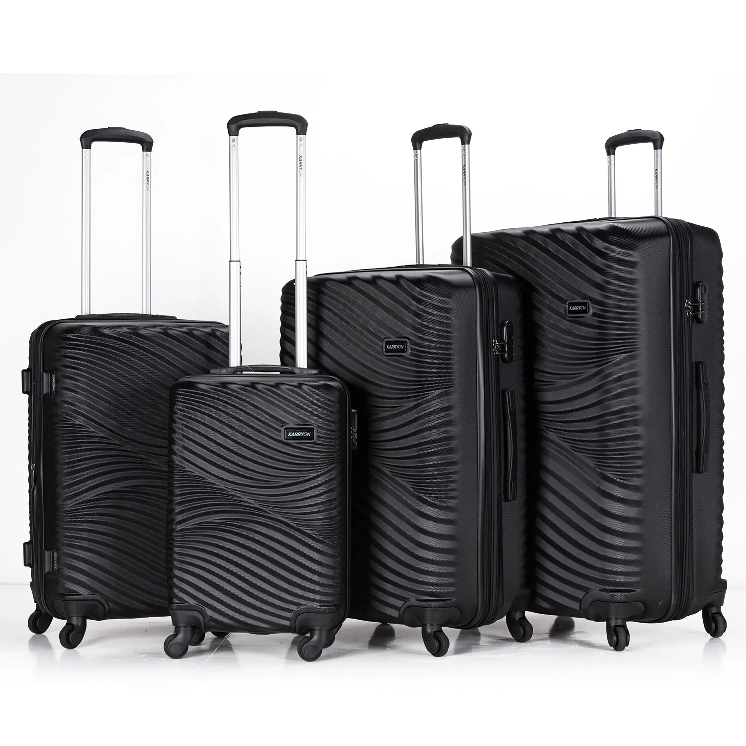 Karry-On Aero Jet Spinner Abs 4Pc Luggage (20/24/28/32")