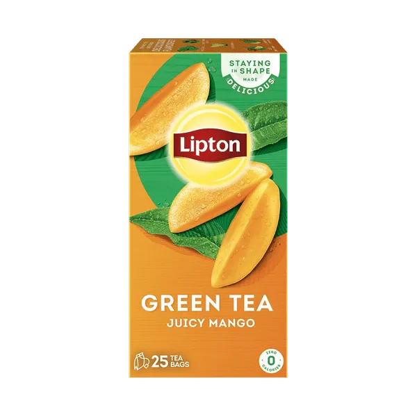 LIPTON GREEN TEA JUICY MANGO 25 TEA BAGS