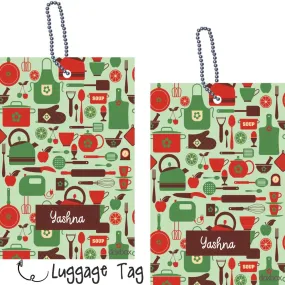 Luggage Tag - Seamless Kitchen - Pack of 2 Tags - PREPAID ONLY