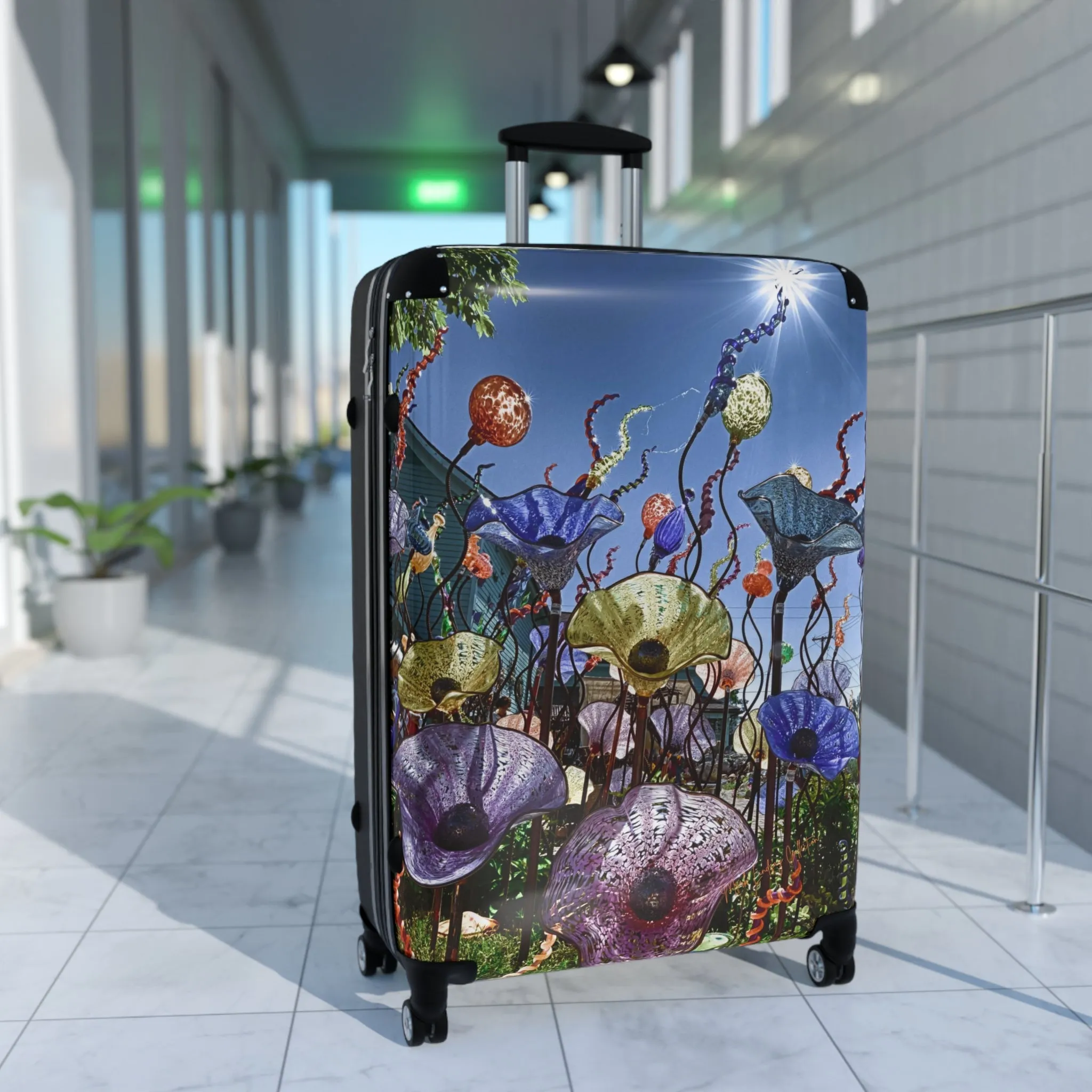 Magic Glass Custom Art Luggage