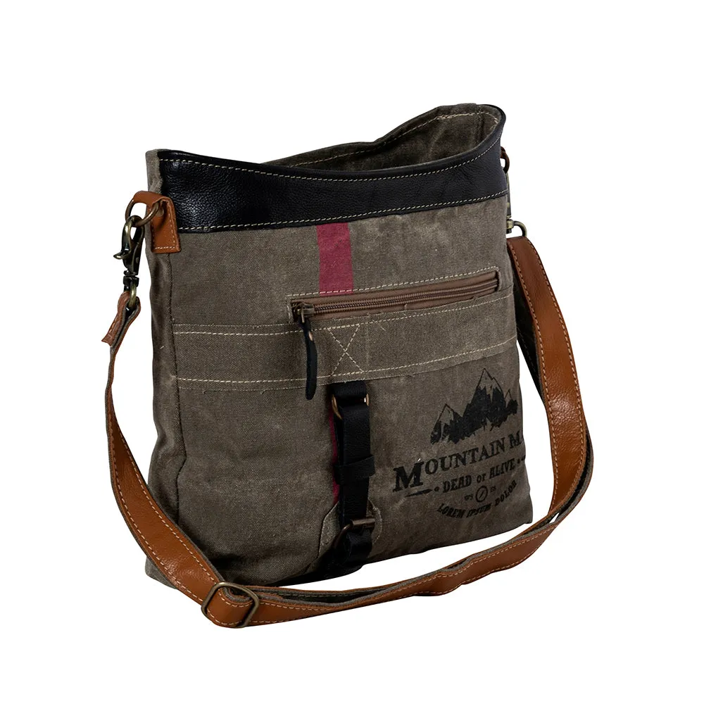 Mountain Man Rustic Shoulder Bag