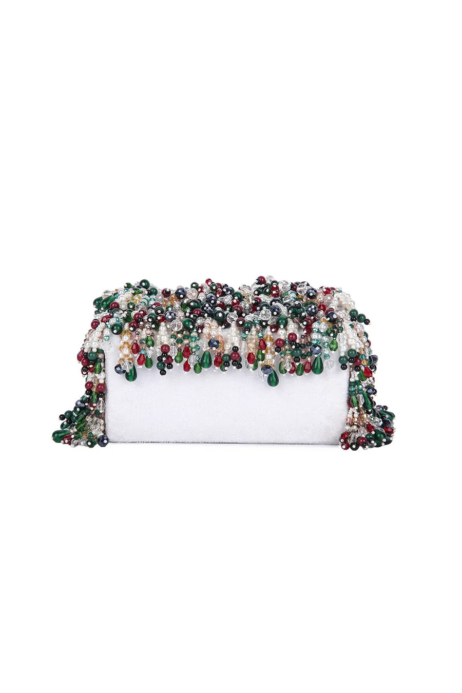 Multicolour Sunehri Box Clutch