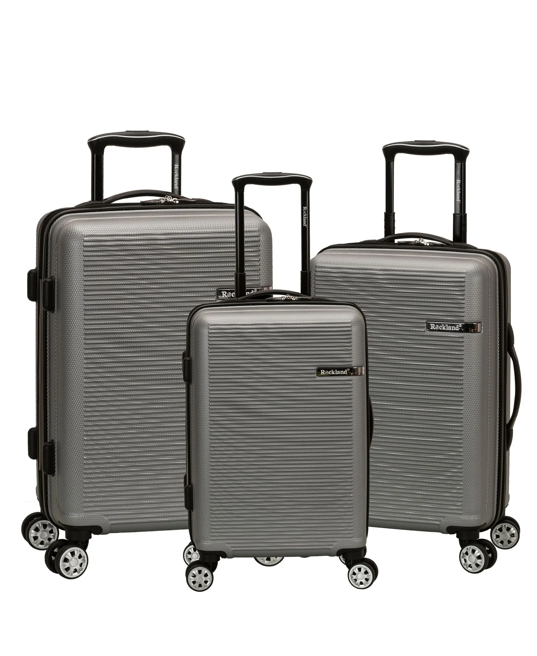 Rockland Skyline 3Pc Non Expandable Luggage Set