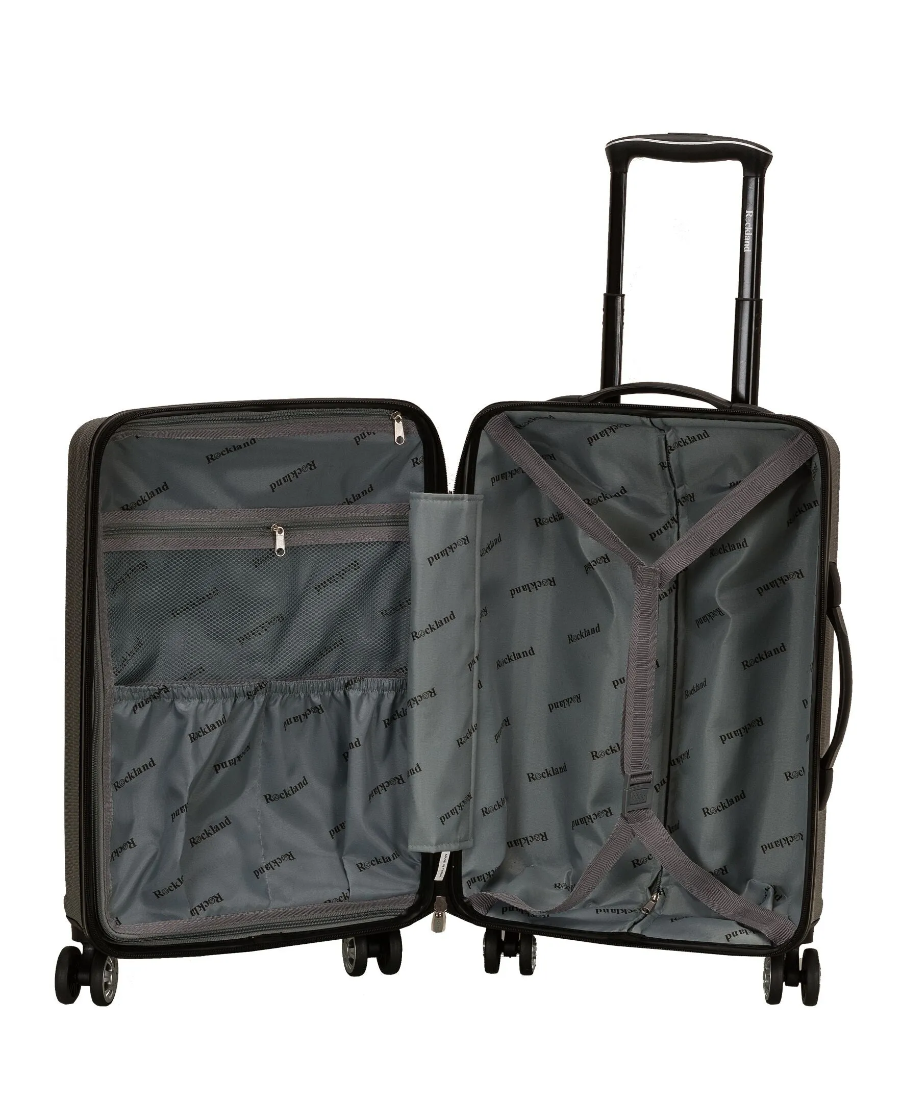 Rockland Skyline 3Pc Non Expandable Luggage Set