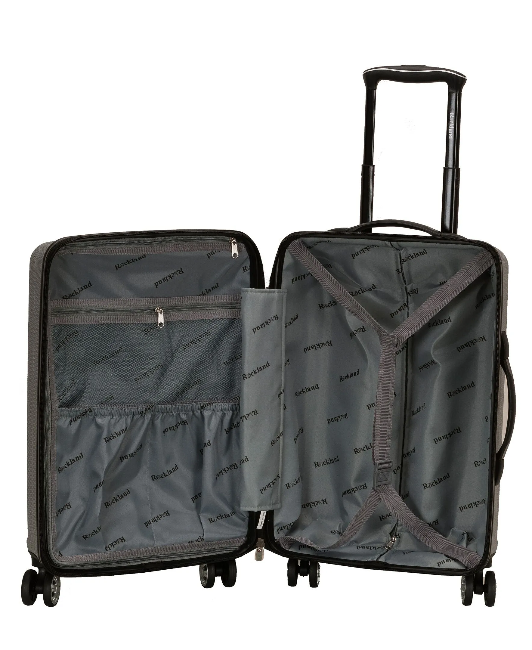 Rockland Skyline 3Pc Non Expandable Luggage Set