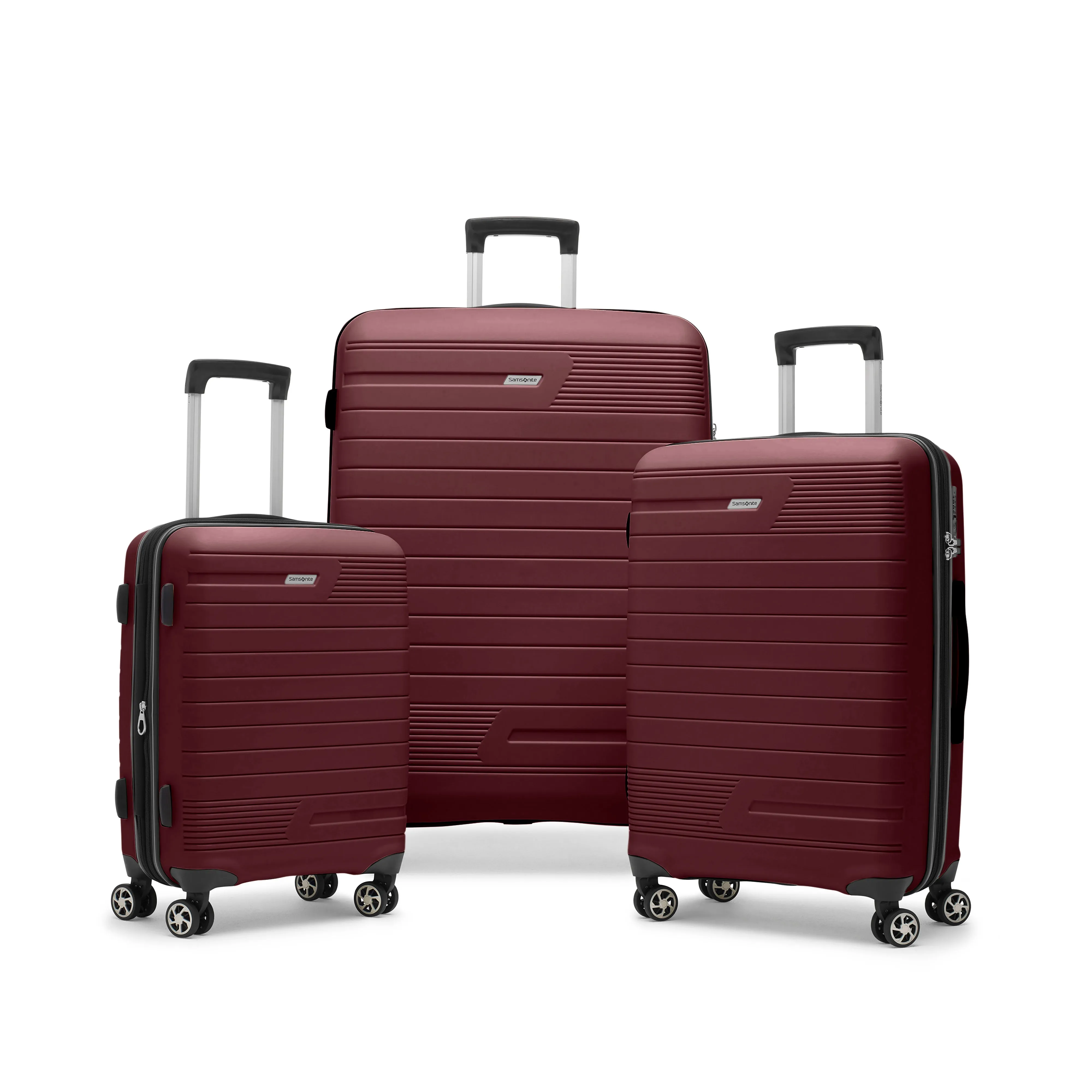 Samsonite Sirocco Collection 3 Piece Nested Spinner Expandable Luggage Set