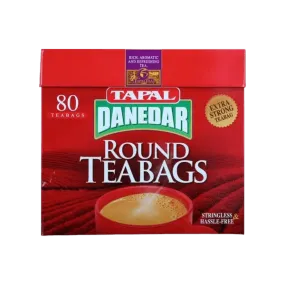 TAPAL DANEDAR ROUND TEA BAGS 80PCS