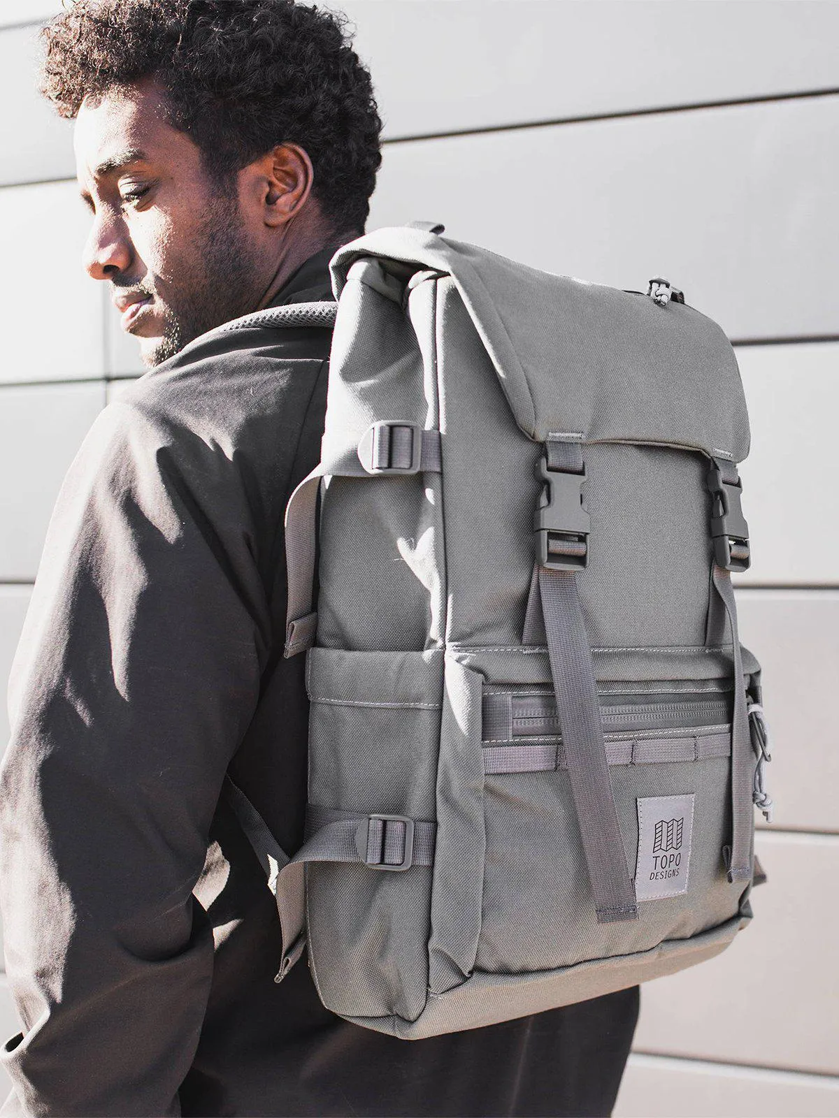 Topo Designs Rover Pack Tech Charcoal