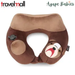 TravelMall Kid’s Inflatable Travel Pillow (Bull Dog Edition)