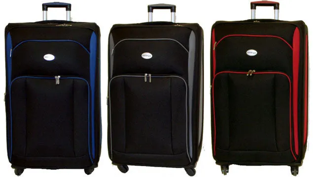 UpRight Polyester Spinner Expandable Luggage - 3pc Set