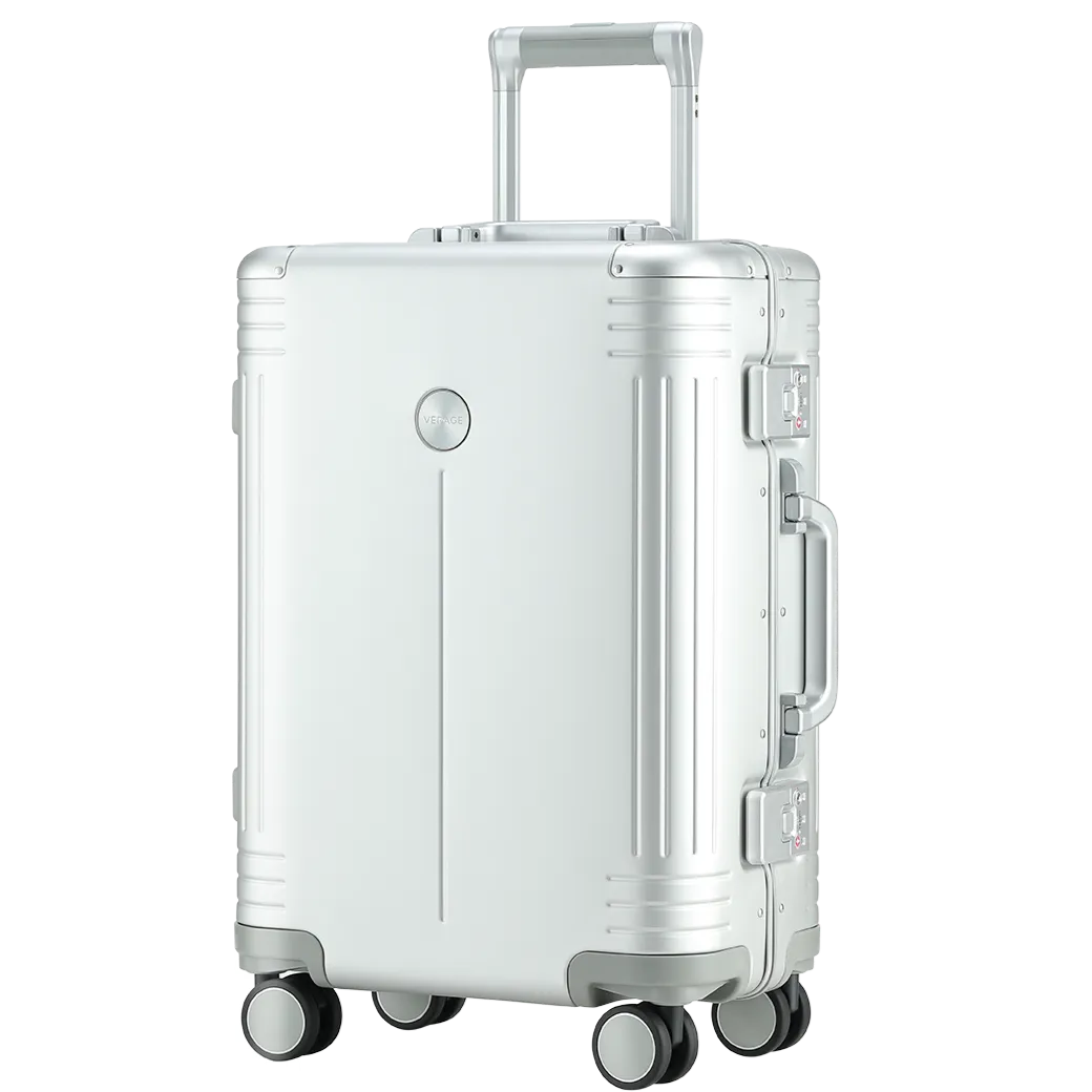 Verage Birmingham 19“ Aluminum Carry-On Spinner Luggage