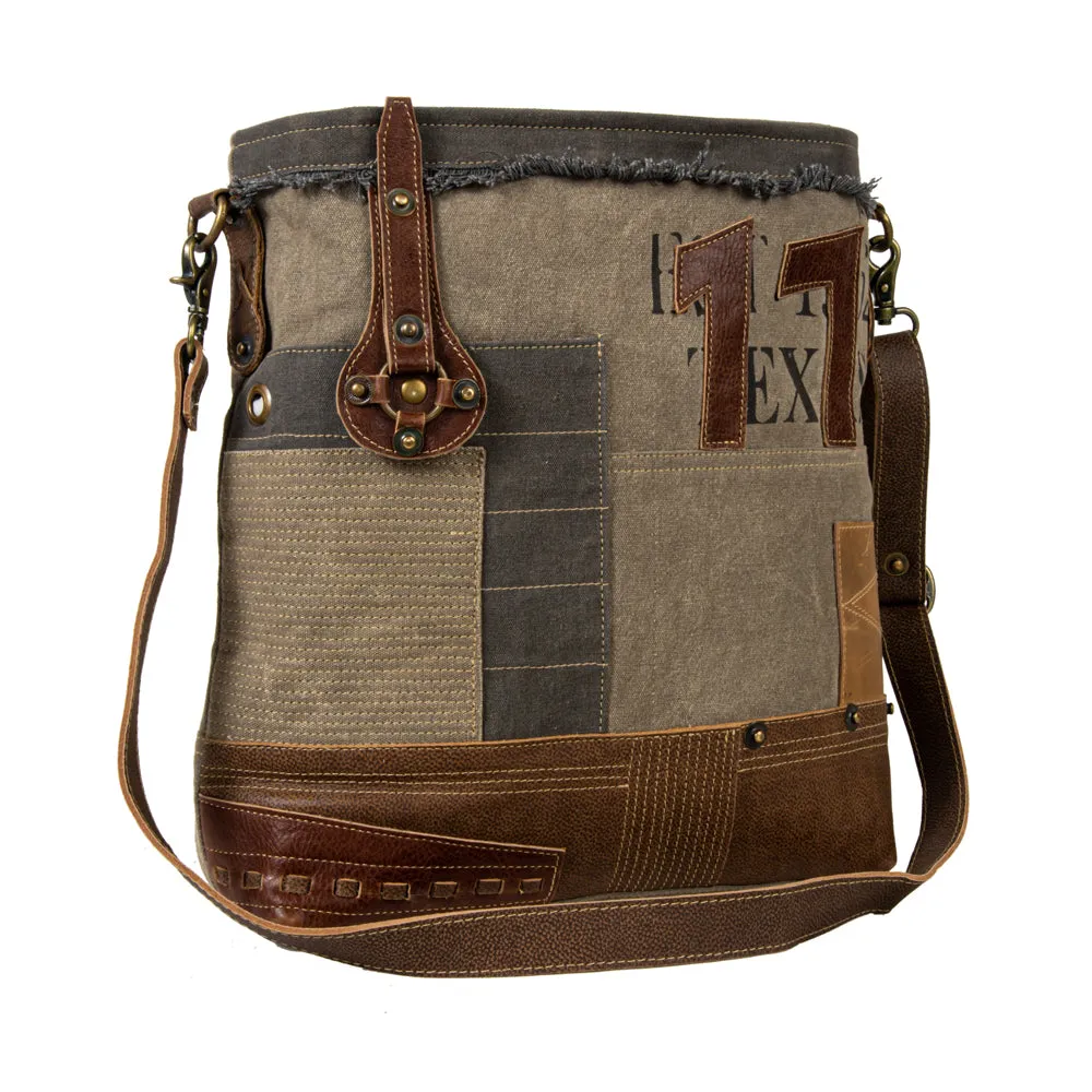 Vintage Traveler Patchwork Shoulder Bag